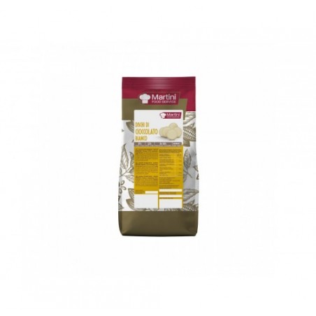 CIOCCOLATO DISCHI BIANCO MARTINI KG.1X10
