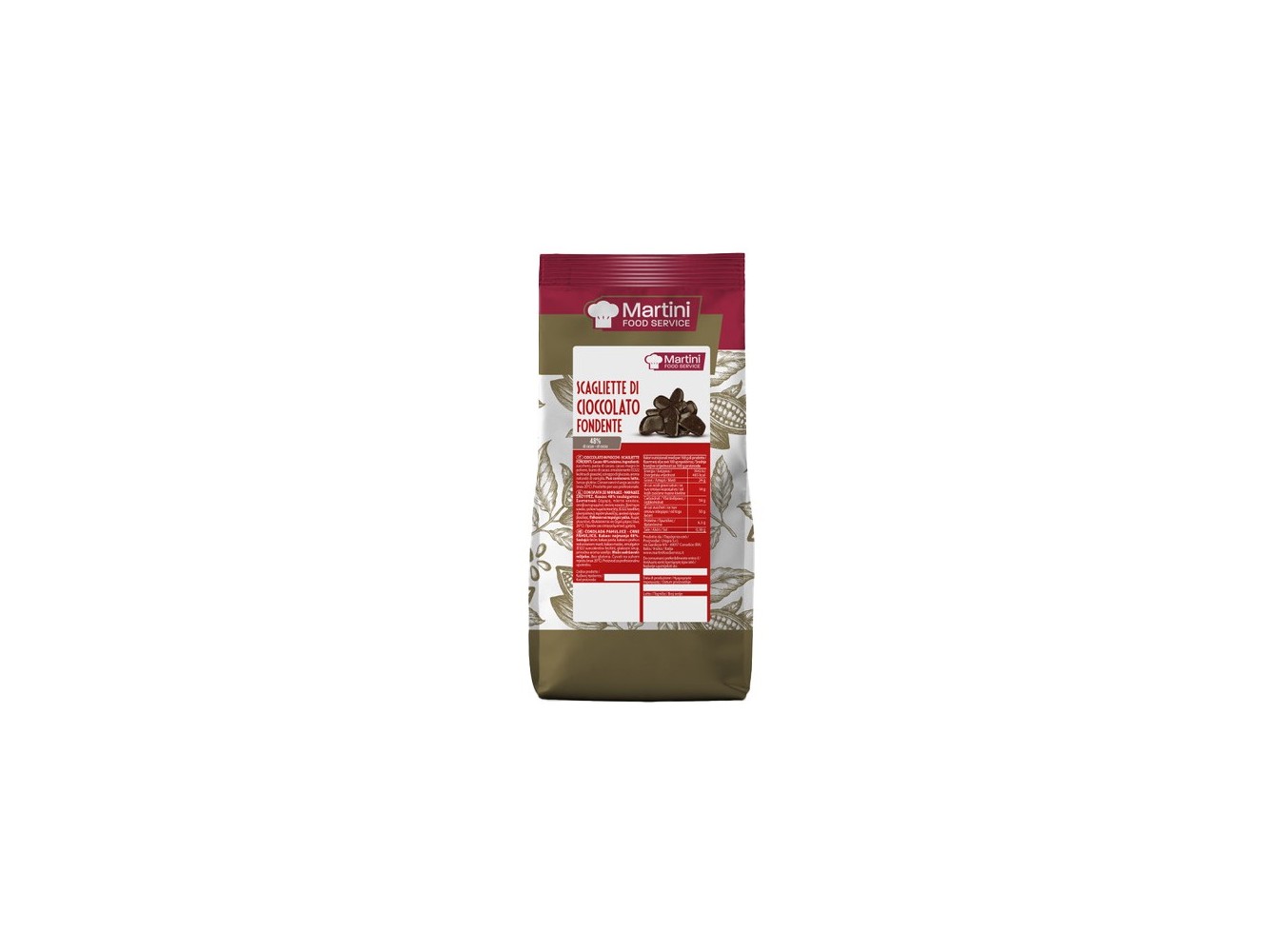 CIOCCOLATO SCAGLIE FONDEN.MARTINI KG1X10