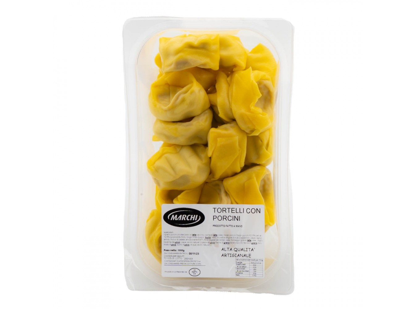 TORTELLI PORCINI MARCHI           KG.1X4
