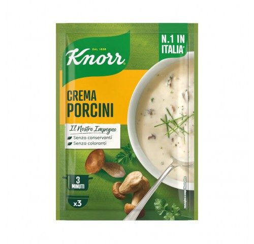 CREMA FUNGHI PORCINI KNORR        KG.1X6