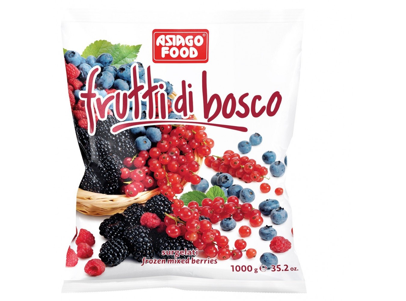 FRUTTI MISTO BOSCO ASIAGO FOOD    KG.1X6