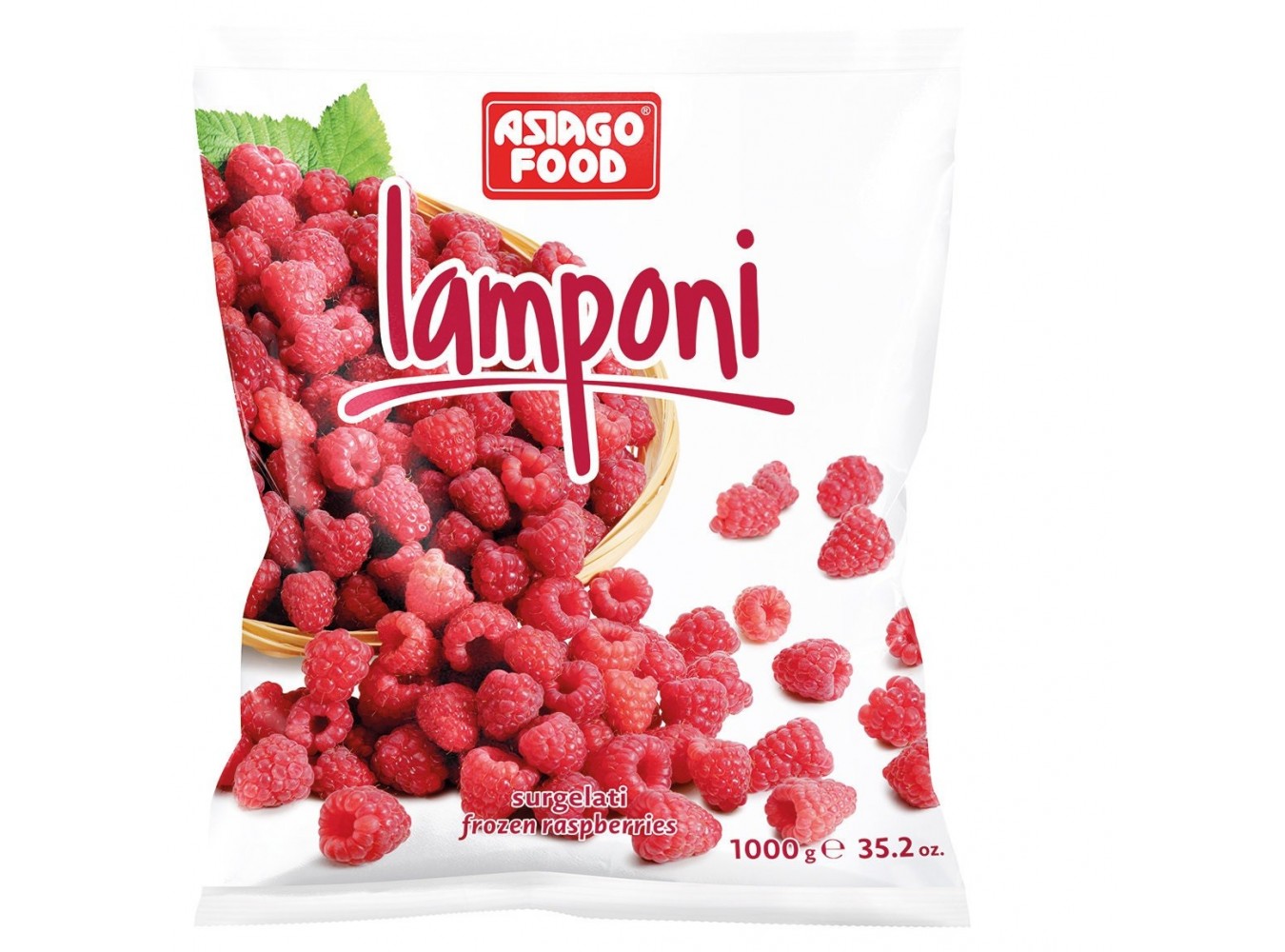 LAMPONI ASIAGO FOOD               KG.1X6