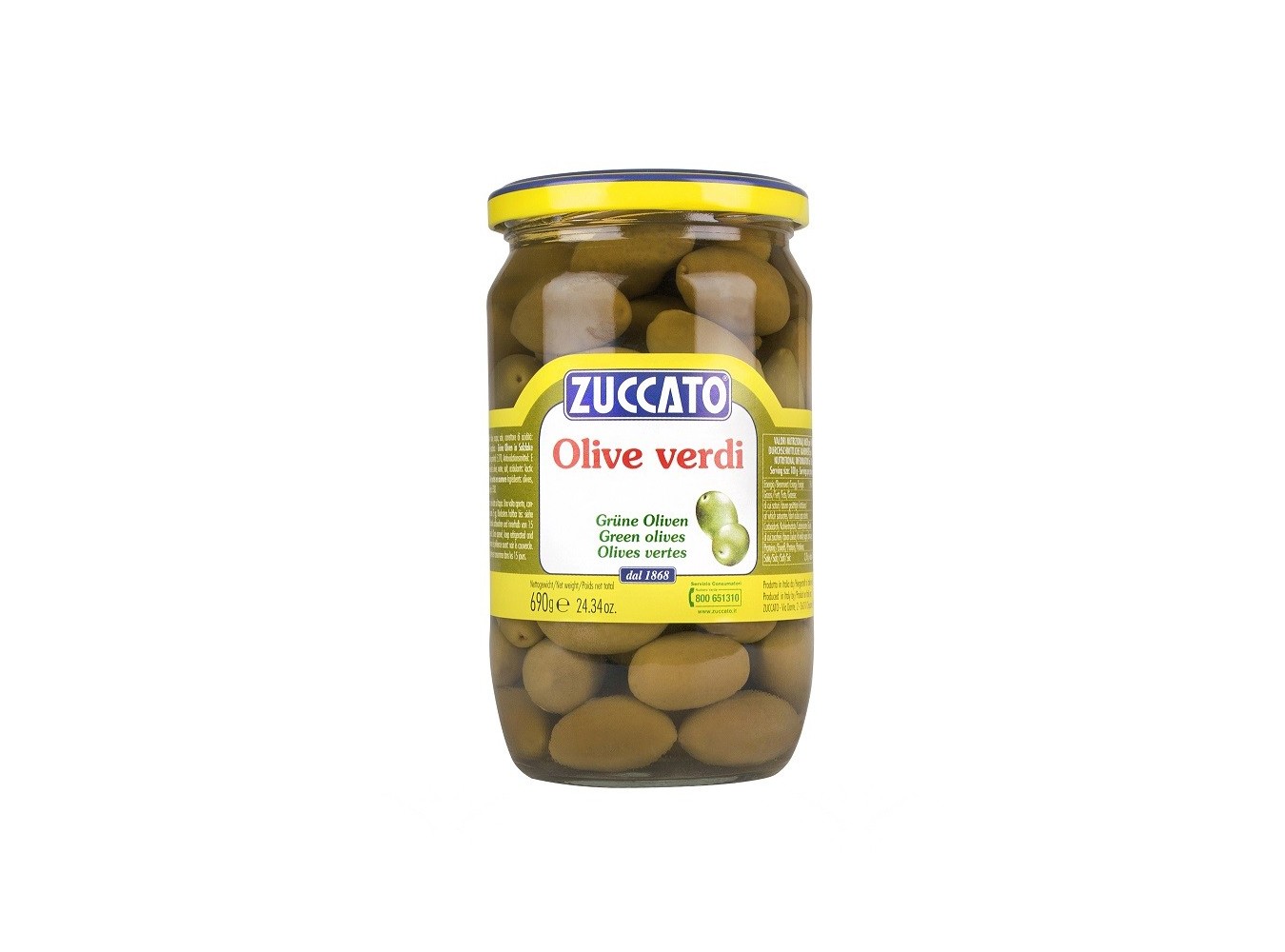 OLIVE VERDI ZUCCATO            GR.690X12