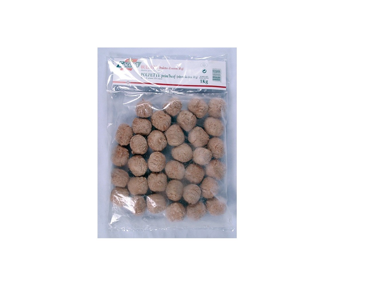 POLPETTINE BOVINO STAR GR.30 GELO KG.1X3