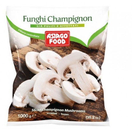 FUNGHI CHAMPIGNON ASIAGO FOOD    KG.1X10