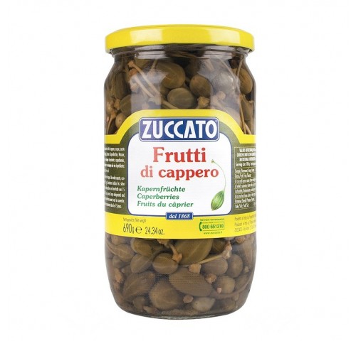 CAPPERI FRUTTO ZUCCATO          GR.690X6