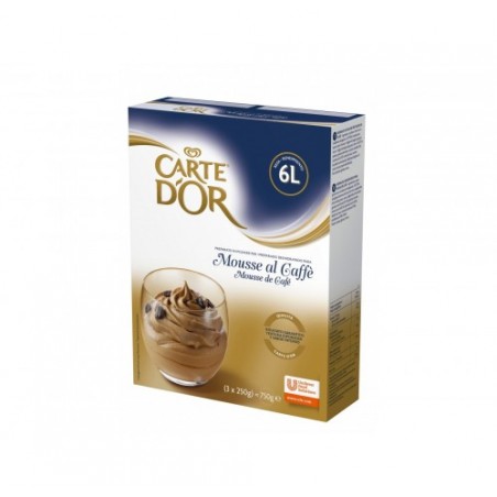 MOUSSE CAFFE' CARTE D'OR        GR.750X6