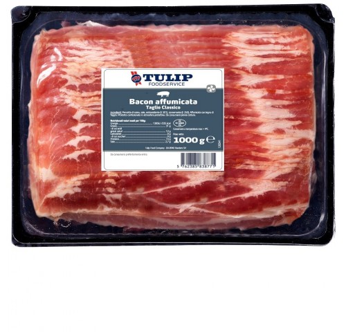 BACON PREAFFETTATO TULIP          KG.1X8