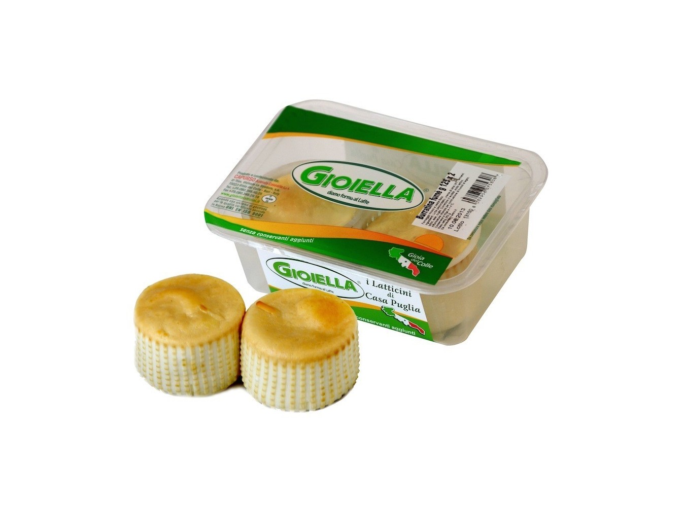 MOZZARELLA BURRATINA AFFUMICATA GR.250X8