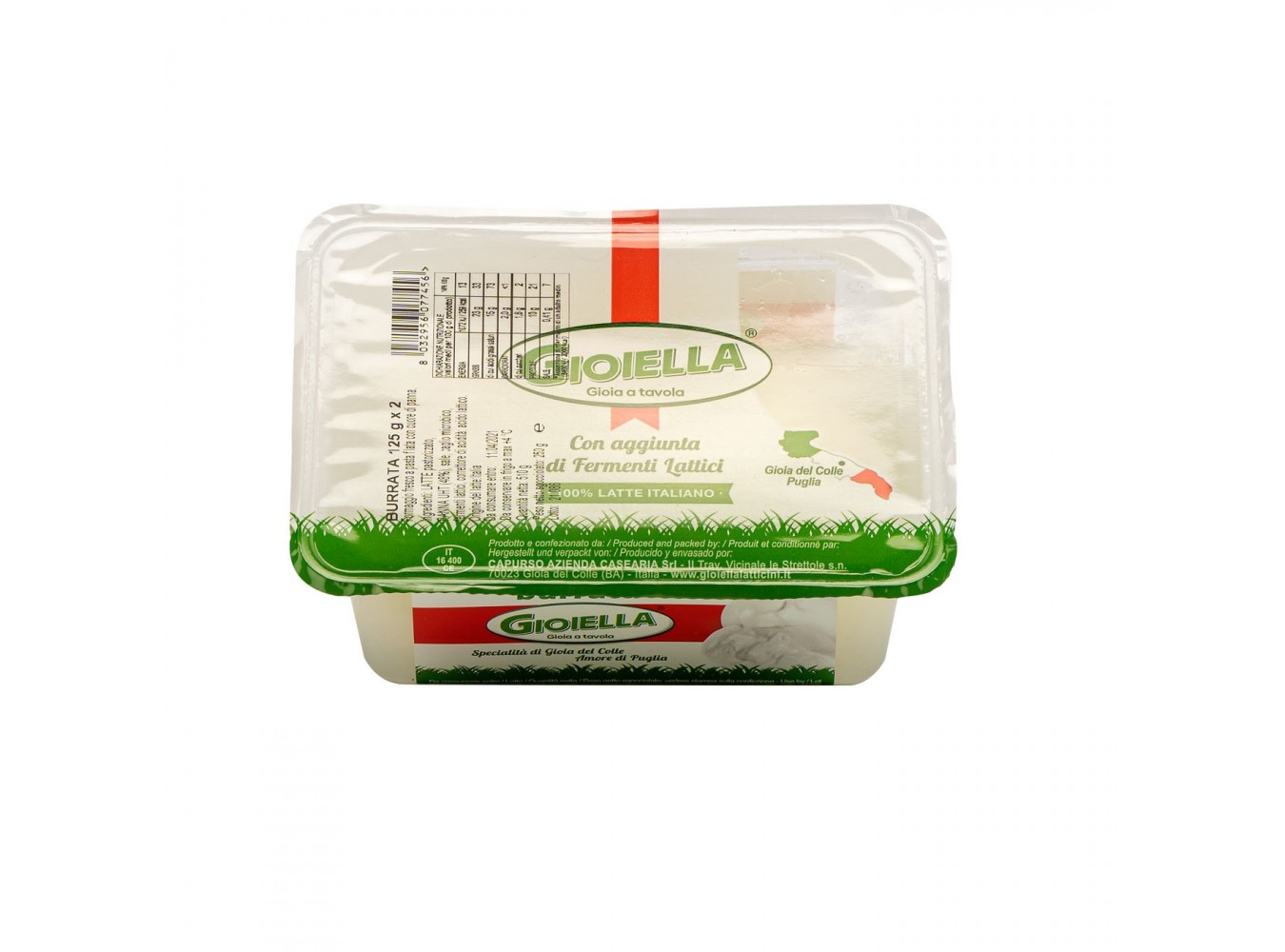 MOZZARELLA BURRATA              GR.125X2