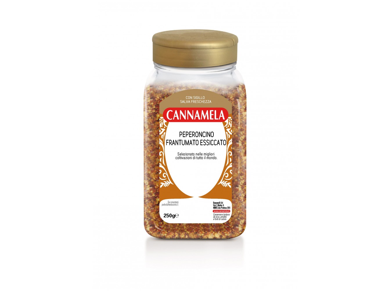 PEPERONCINO FRANTUMATO CANNAM. GR.250X12