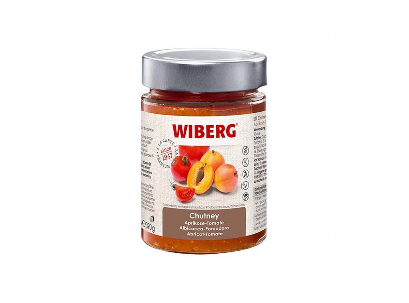 CHUTNEY ALBICOCCA-POMOD.WIBERG  GR.390X3