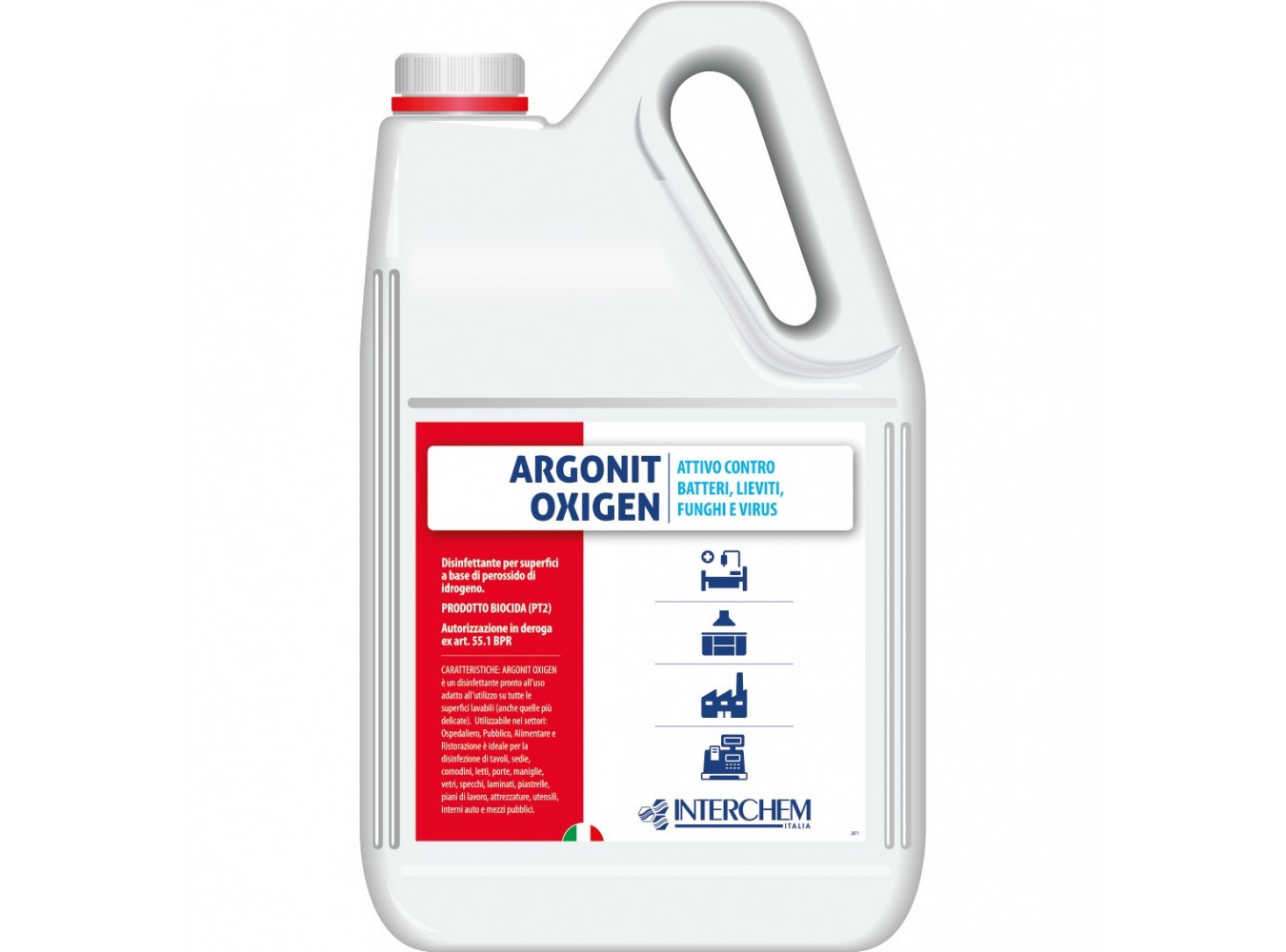 ARGONIT OXIGEN IGIENIZZANTE       LT.5X4