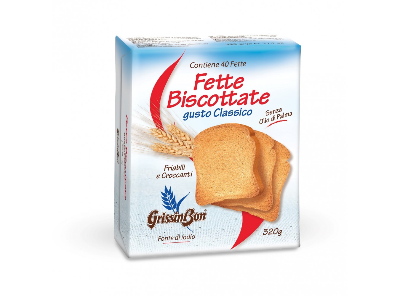 FETTE GRISSIN BON 40 FETTE     GR.320X16