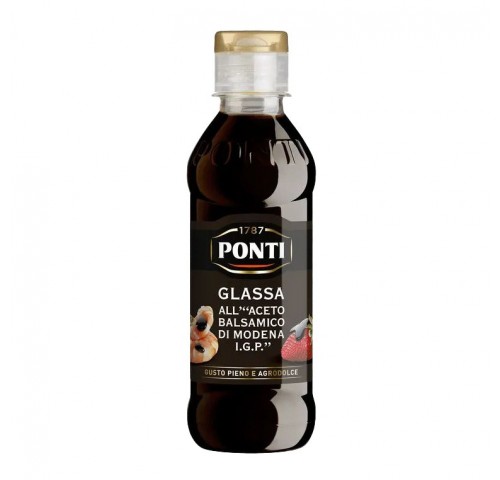 ACETO BALSAMICO GLASSA PONTI    GR.250X6