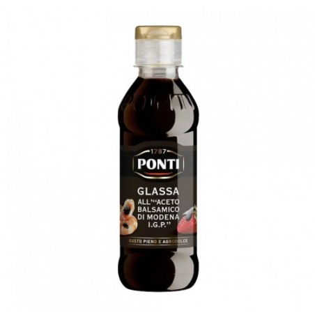 ACETO BALSAMICO GLASSA PONTI    GR.250X6