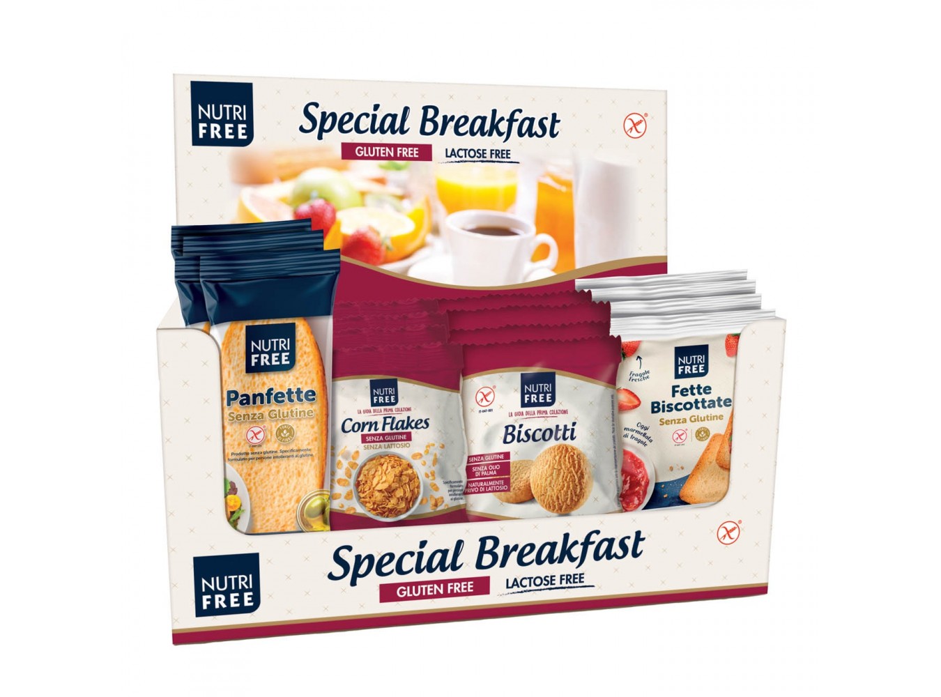 KIT COLAZIONE S/GLUTINE NUTRI FREE NR.18