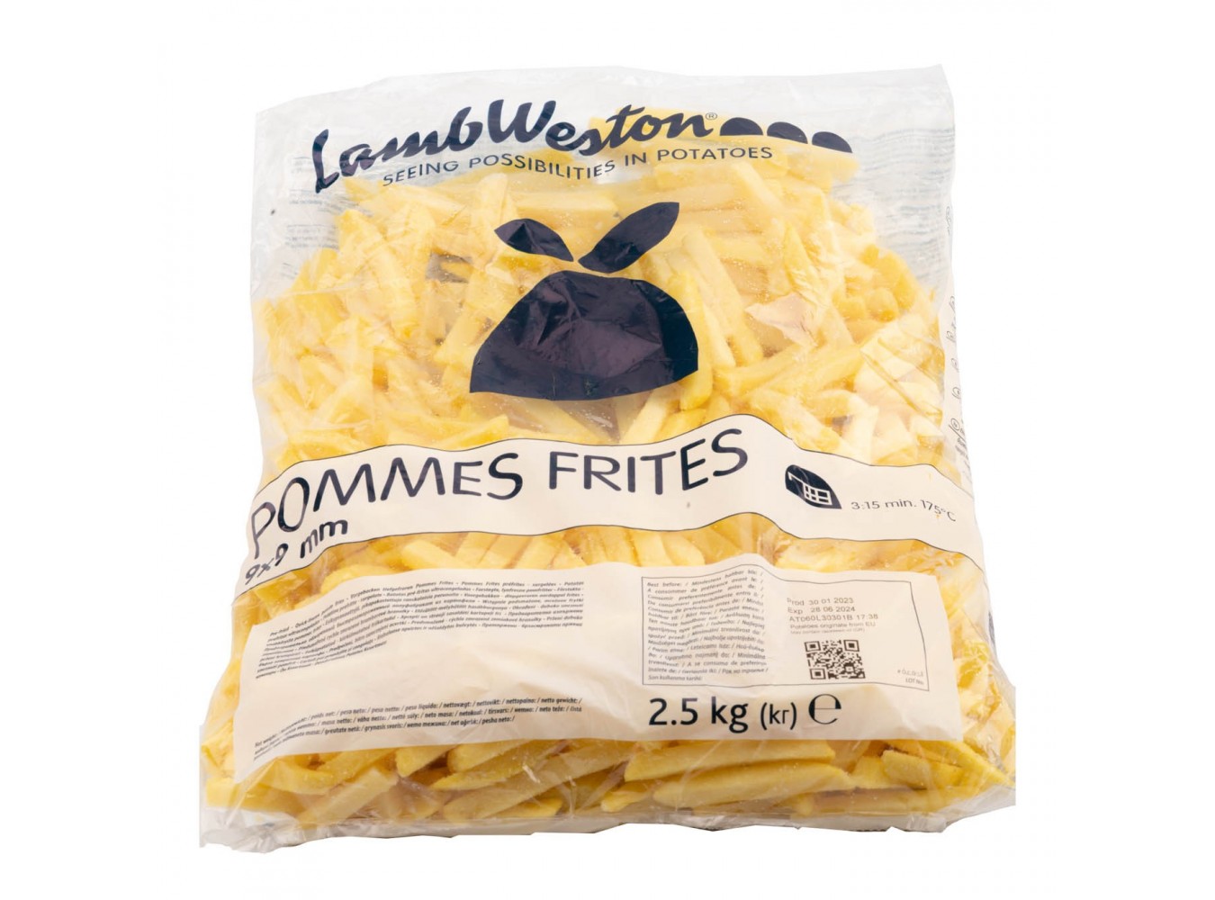 PATATE 9 X 9 MM LAMB WESTON KG.2,5X4