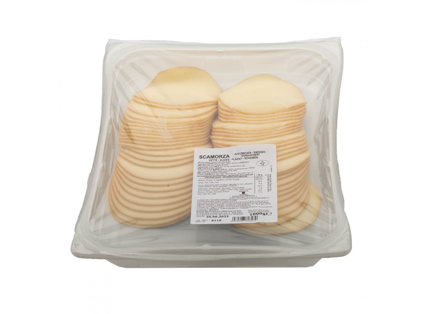 PROVOLA AFFUMICATA PREAFFETTATA    KG1X6