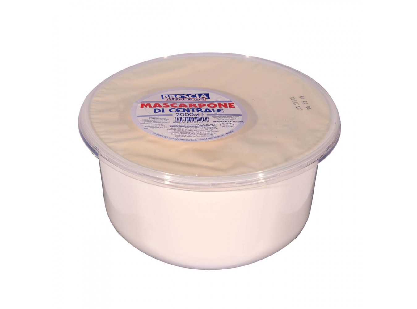 MASCARPONE CENTRALE LATTE BRESCIA KG.2X4