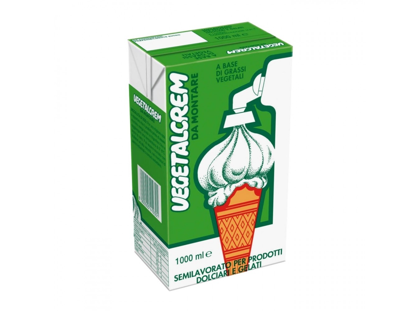 PANNA VEGETALCREM ZUCCHERATA     LT.1X12