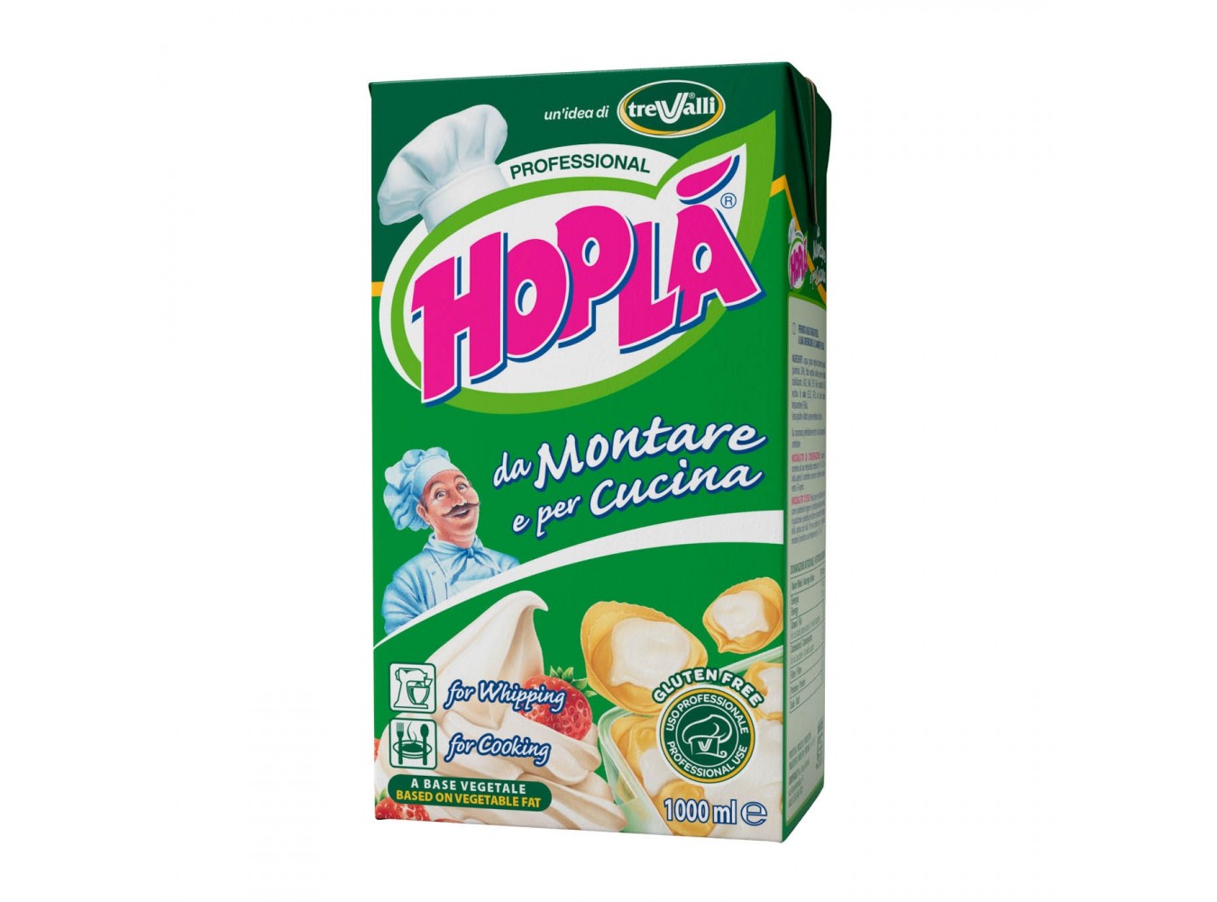 PANNA HOPLA' NON ZUCCHERATA      KG.1X12