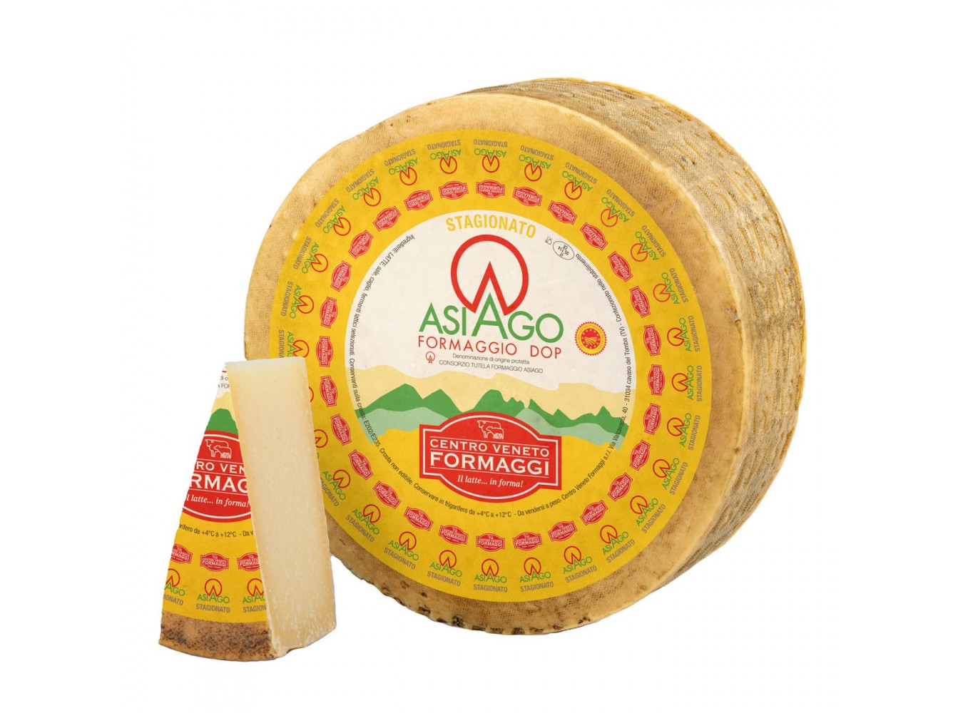 ASIAGO MEZZANO DOP 6 MESI       KG.2,5X4