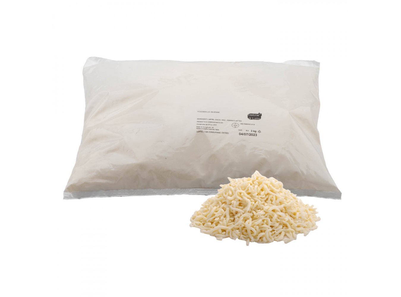 MOZZARELLA FERMENTI DELIZIEDILATTE KG3X3
