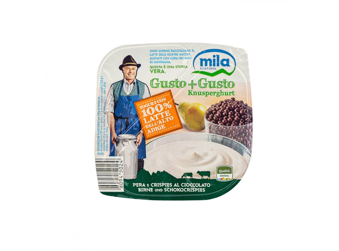 YOGURT MINIPASTO PERA/CRISPIES GR.150X6