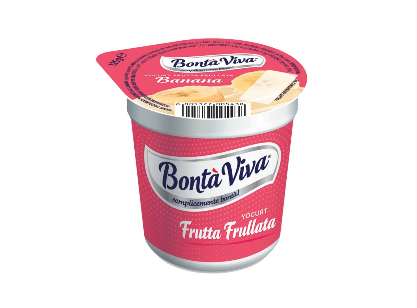 YOGURT BANANA BONTA VIVA       GR.125X20