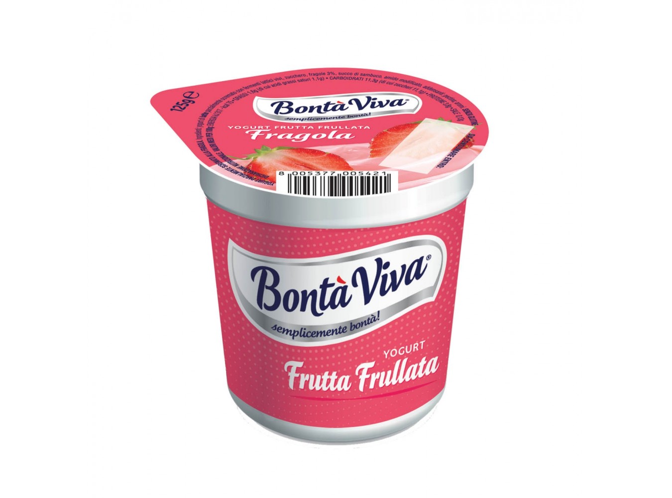 YOGURT FRAGOLA BONTA VIVA      GR.125X20