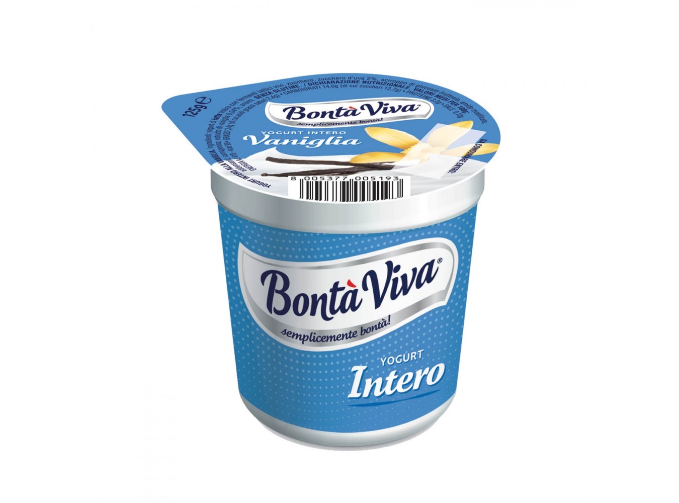 YOGURT VANIGLIA  BONTA VIVA    GR.125X20