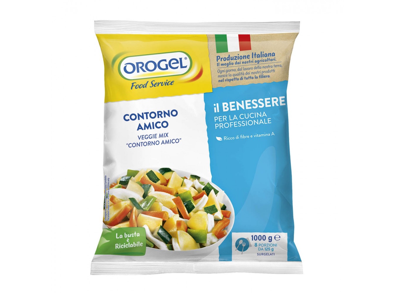 CONTORNO AMICO BENESSERE OROGEL   KG.1X6