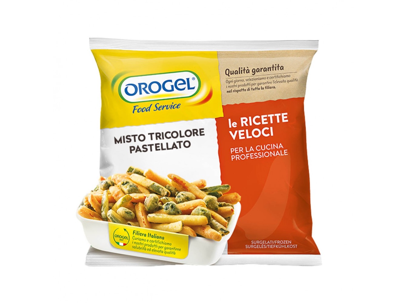 MISTO TRICOLORE PASTELLATO OROGEL KG.1X6