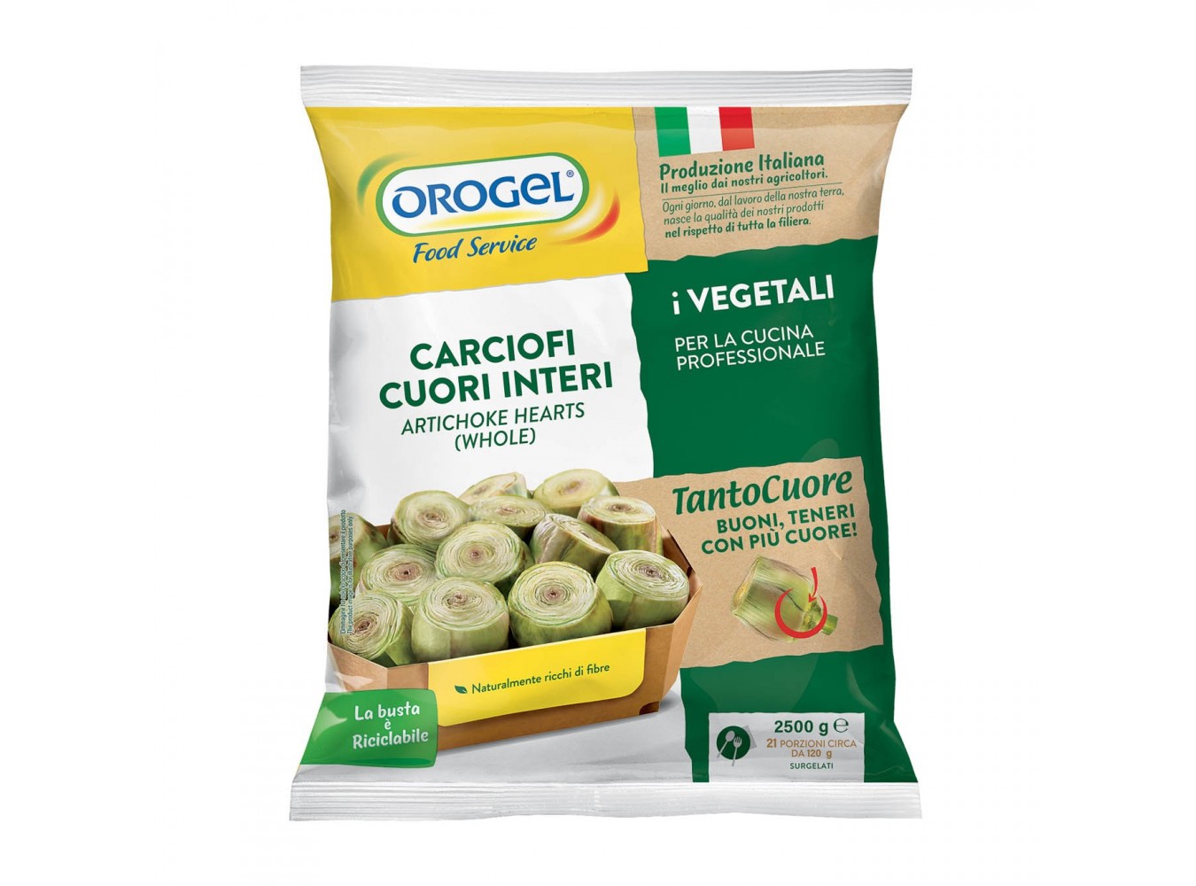 CARCIOFI CUORI OROGEL           KG.2,5X2