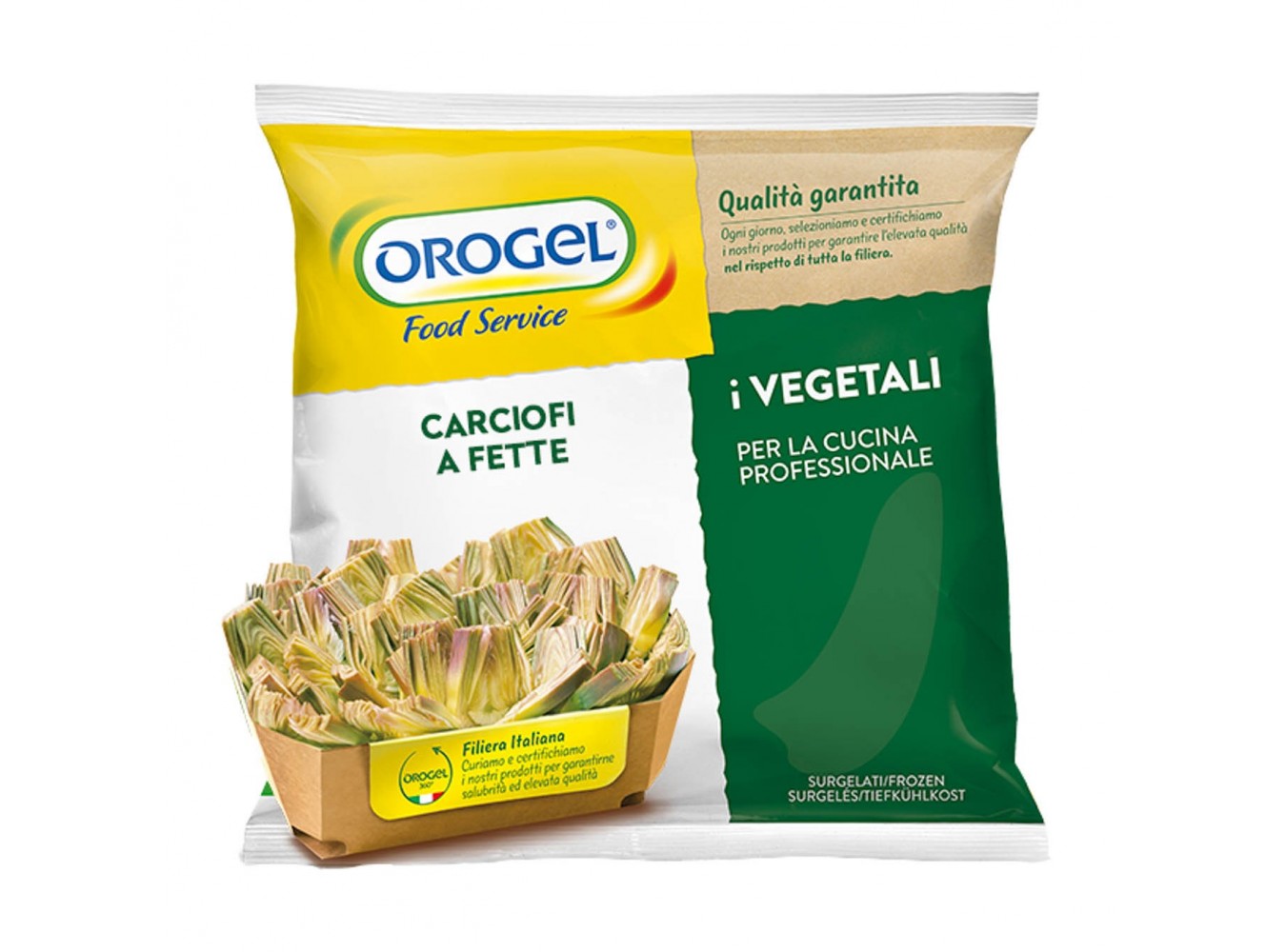 CARCIOFI FETTE OROGEL           KG.2,5X1