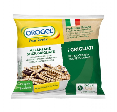 MELANZANE STICK GRIGLIATE  OROGEL KG.1X6