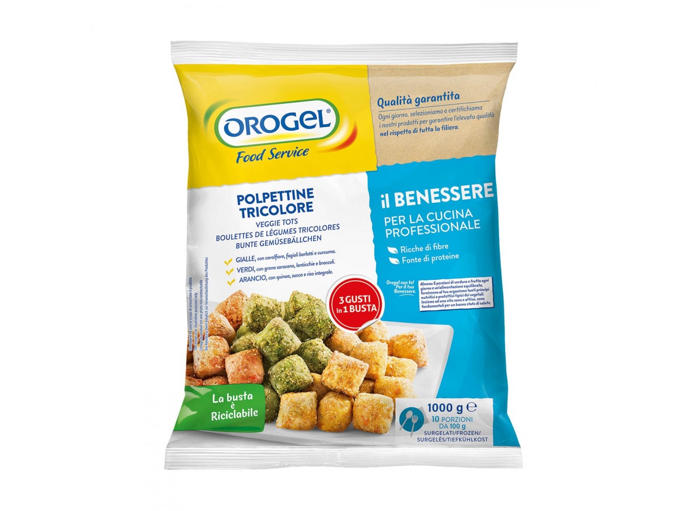 POLPETTINE TRICOLORE OROGEL       KG.1X4
