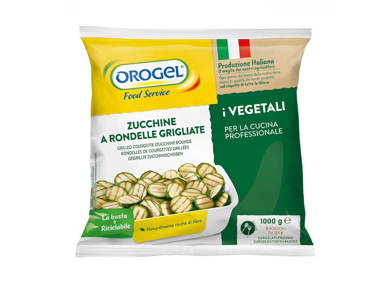 ZUCCHINE RONDELLE GRIGLIATE OROGEL KG1X4