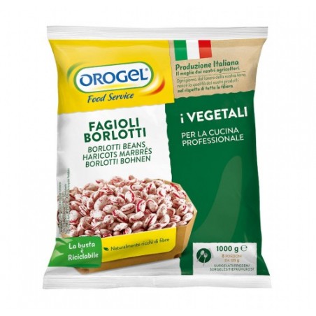 FAGIOLI BORLOTTI OROGEL           KG.1X4