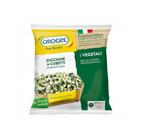 ZUCCHINE CUBETTO  OROGEL       KG.2.5X4