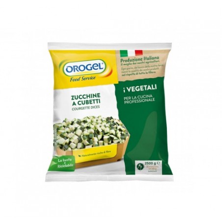 ZUCCHINE CUBETTO  OROGEL       KG.2.5X4