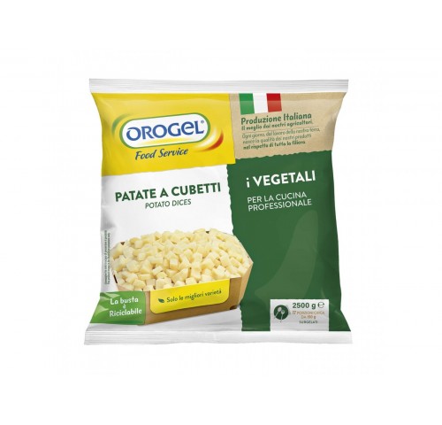 PATATE CUBETTI 12X12 OROGEL     KG.2,5X4