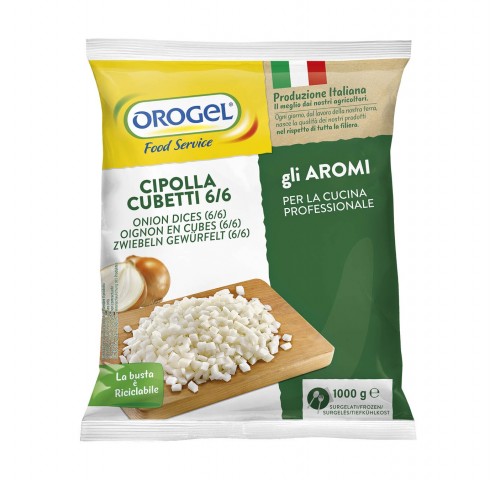 CIPOLLA CUBETTI 6/6  OROGEL       KG.1X8