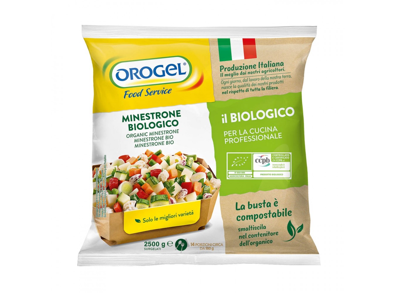 MINESTRONE BIO OROGEL           KG.2.5X4