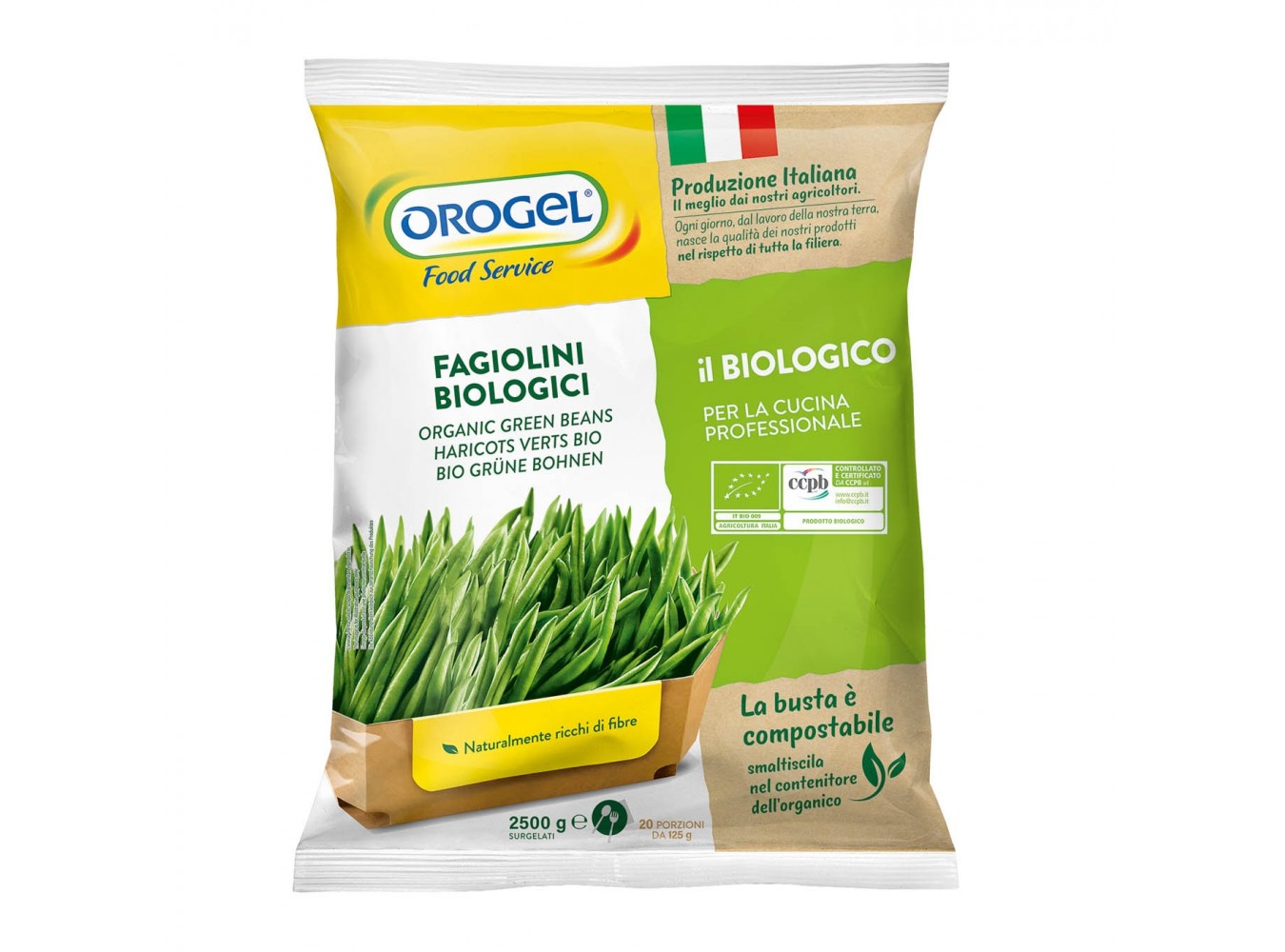 FAGIOLINI BIO OROGEL            KG.2.5X4