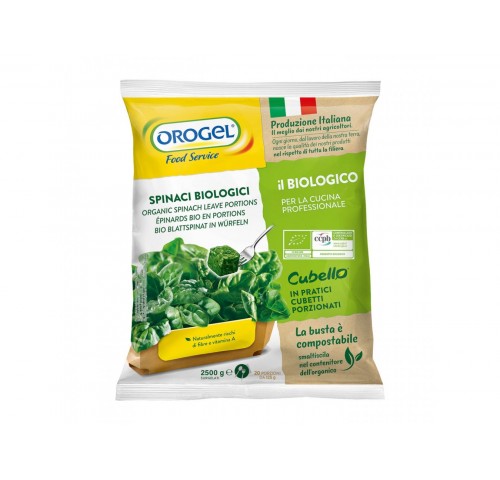 SPINACI BIO OROGEL              KG.2.5X4