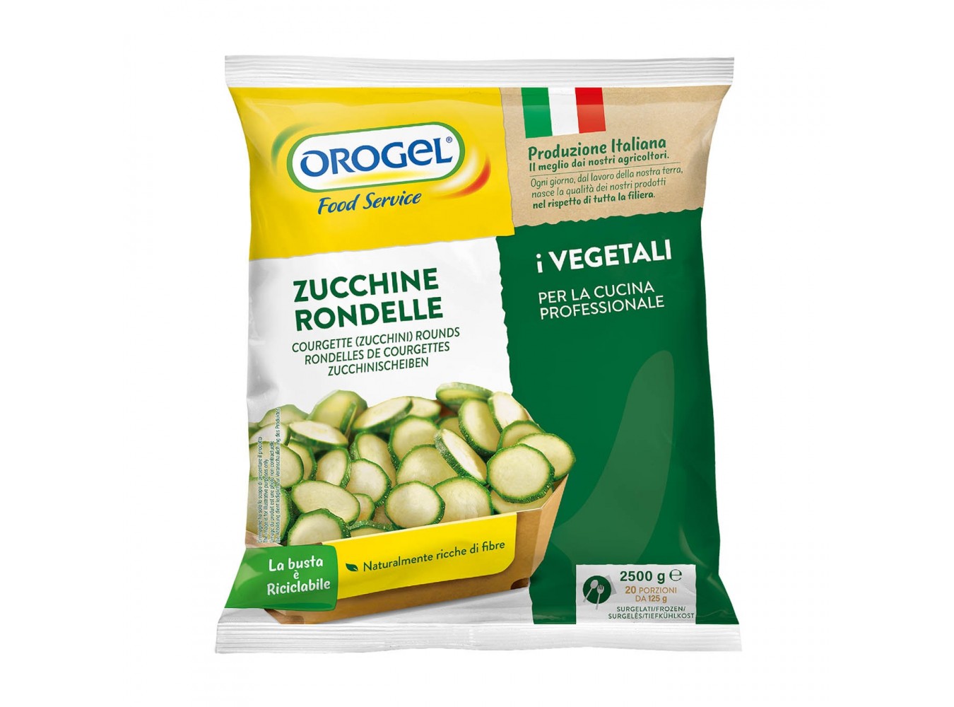 ZUCCHINE RONDELLE OROGEL        KG.2.5X4