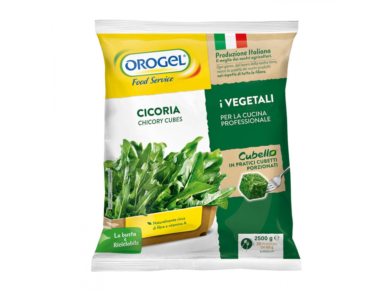 CICORIA CUBETTO OROGEL       KG.2.5X4