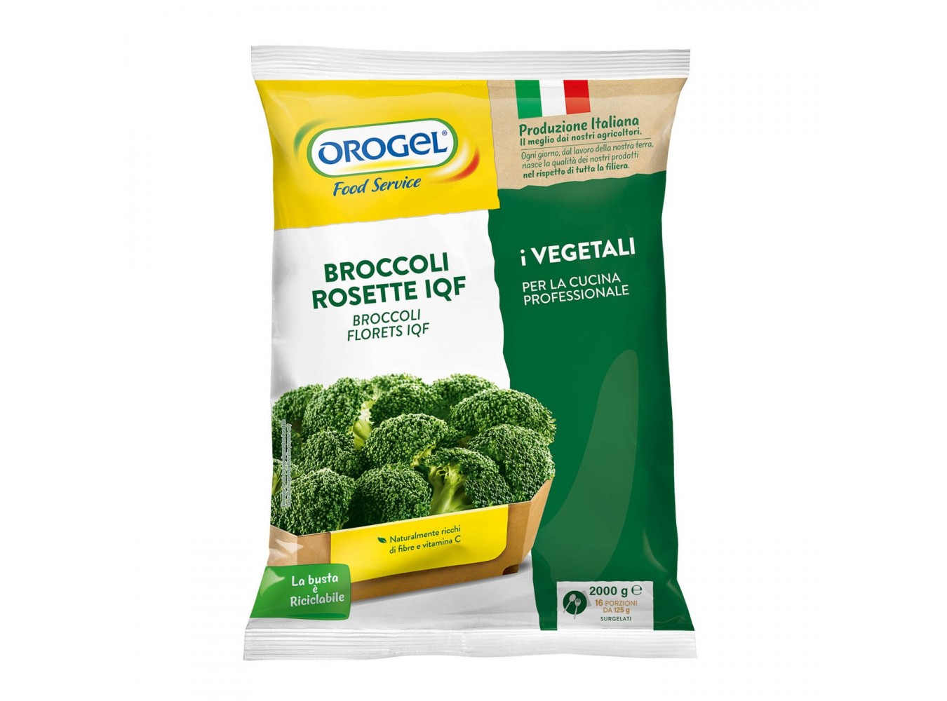 BROCCOLI ROSETTE  OROGEL       KG.2X4